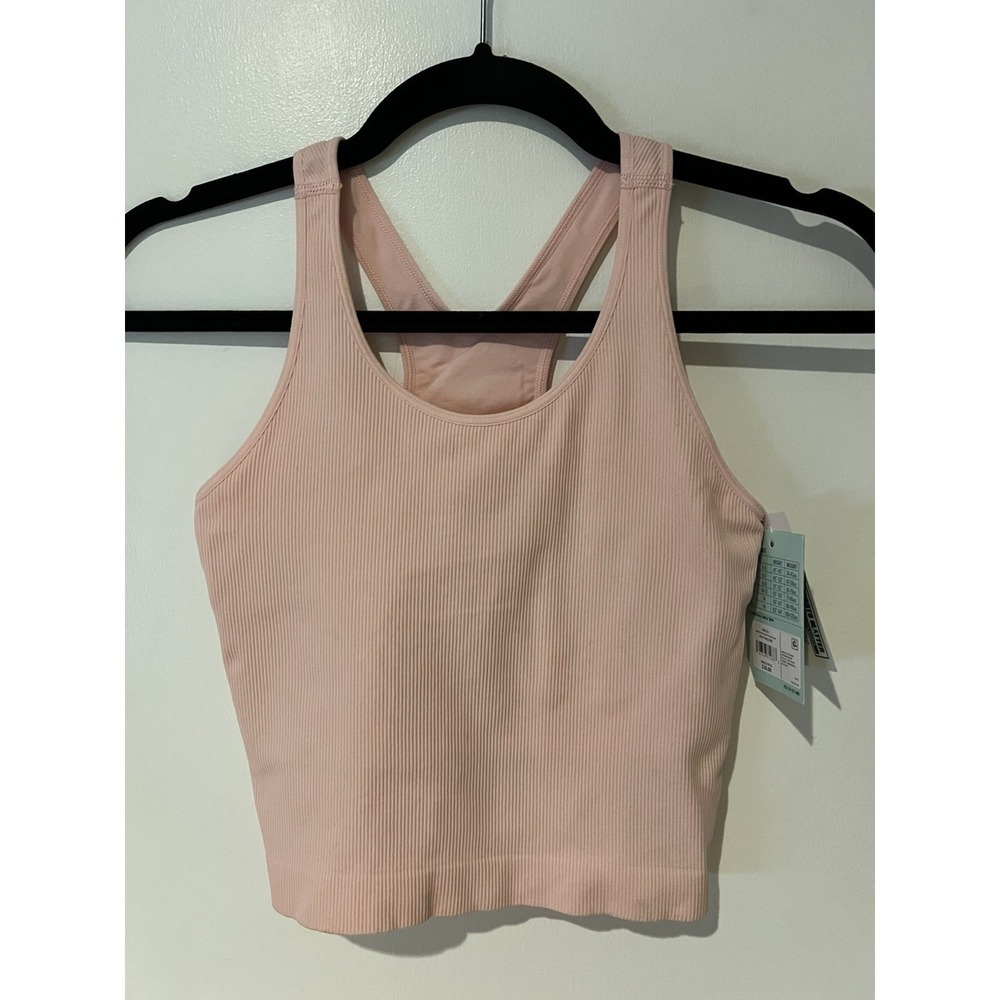 NWT Girls DSG Momentum Seamless Bra Tank Rosy Willow Youth Large Built In Bra